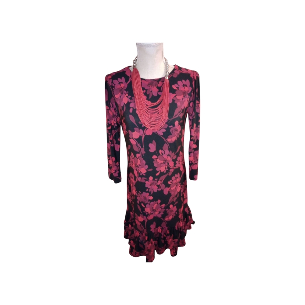 Tommy Hilfiger Red/Black Swing Dress, Size 4, NWT